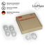 LouMaxx Türklinkenpuffer 12er Set transparente Türstopper Klinke als Türschutz und Wandschutz für Türgriff und Fensterklinke, Türpuffer schützt Wände und Möbel vor Macken und Kratzern