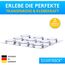 SilverRack® Türstopper Wand selbstklebend 20mm Transparent [6 Stück] - Wandpuffer als Schutz für Wand und Tür - Türpuffer Wandschutz als Türstopper für Türklinken gegen Türanschlag