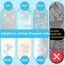 Wandschutz von Türknäufen-Efbock Transparent Silikon-Türstopper Wandschutz-Premium Türstoßstange Wandschutz für Zuhause oder Büro-Selbstklebender Türgriff Stoßschutzstopper Gummistopper 6stück