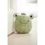 HEITMANN DECO Türstopper Frosch – grün – ca. 18,5 x 9,5 x 17,5 cm – aus Stoff – mit schwerer Füllung – für innen – praktischer Tür- & Fensterstopper für jedes Zuhause