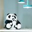 Forecronic Niedliche Türstopper - Dekorative Panda Beschwert für Haus und Büro - Innenraum Stoff Gefüllte Tier Türstopper Boden Dekorativ