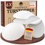 WEIDEBACH® 6x dezente Türstopper Wand, weiße Türpuffer, 40x9 mm Türstopper Wand selbstklebend, Elastikpuffer für jede Oberfläche, Gummistopper, Türpuffer Wand, Puffer