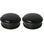 Westcott Türstopper aus Edelstahl Schwarz | Runder Türstopper mit 1,2kg Eigengewicht | Türschonender Gummiring | Extra rutschfeste Unterseite | ⌀ 10cm, Höhe 4cm | Stabil bei Durchzug | E-19002 00