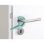 WENKO Türstopper und Fensterstopper Multi-Stop® Mint - Klemmschutz, Kunststoff (TPR), 11.8 x 7.7 x 2.5 cm, Minzgrün