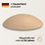 Bumms Türstopper für Boden und Wand Beige selbstklebend ohne bohren [4 Stück] - Ø 60 mm - Wandpuffer für Wandschutz aus Gummi - Türpuffer für Türanschlag, Türgriffschutz bei Wänden