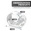 shinfly 6er Set Türstopper Klinke, Transparente PVC Türklinkenpuffer, Hochelastische Door Stopper, Wände und Türgriff Schutz, Ø18mm, Geeignet für Ø17mm-Ø20mm Türgriffe