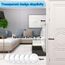 Royouzi 6 Stück Türstopper Wand - Türklinkenpuffer 40 X 8 MM Transparent - Türpuffer Wandschutz Türklinke Gummipuffer Selbstklebend - Door Stopper Für Bad, Tür, Wände