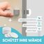 Strongest Home Wand-Türgriff-Stopper 4cm 7-teiliges Set mit weißem Silikon-Türknauf, runde Wandschutzplatte, Wandschutz für Türgriff, selbstklebend