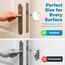 Strongest Home Wand- & Türgriffstopper 5,1 cm Set mit 10 Stück Klar Gummi Türknauf Runde Wandschild Kissen Leise Wandschutz für Türgriff Guard Door Bumper Selbstklebend
