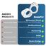 shinfly 6er Set Türstopper Klinke, Transparente PVC Türklinkenpuffer, Hochelastische Door Stopper, Wände und Türgriff Schutz, Ø18mm, Geeignet für Ø17mm-Ø20mm Türgriffe