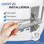 Türklinkenpuffer - 8er Set Türstopper Klinke, Transparente Türstopper für Türklinke, Türgriff und Fensterklinke Anschlagdämpfer Stopper zum Schutz vor Macken, Ø18mm, Für die meisten Türgriffe Geeignet