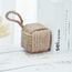 Forecronic Rope Knot Türstopper dekorative nautische handgefertigt mit Griff, Jute beschwert Innenraum Türstopper Seemannsknoten für Tür und Fenster - Quadratisch (12.7x12.7cm, 2kg)