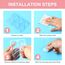 6 Stück Gummipuffer Selbstklebend, Türpuffer Transparent, türgriff schutz, türstopper gummi, Türstopper Wand Selbstklebend, Stoßdämpfend und geräuschlos, robust und langlebig