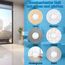 Royouzi 6 Stück Türstopper Wand - Türklinkenpuffer 40 X 8 MM Transparent - Türpuffer Wandschutz Türklinke Gummipuffer Selbstklebend - Door Stopper Für Bad, Tür, Wände