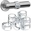 Strongest Home 8er-Pack Türstopper für Türgriffe - Transparente & unsichtbare Wandtürstopper, beschädigungsfreie Glastürstopper für Duschtüren, ohne Kleber, passend für alle Türgriffe