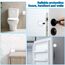 Royouzi 6 Stück Türstopper Wand - Türklinkenpuffer 40 X 8 MM Transparent - Türpuffer Wandschutz Türklinke Gummipuffer Selbstklebend - Door Stopper Für Bad, Tür, Wände