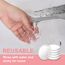 6 Stück Gummipuffer Selbstklebend, Türpuffer Transparent, türgriff schutz, türstopper gummi, Türstopper Wand Selbstklebend, Stoßdämpfend und geräuschlos, robust und langlebig