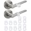 Strongest Home 10er-Pack Türstopper-Wandschutz, klare unsichtbare Wandstopper, kleberfreier Türgriffschutz