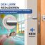 Türklinkenpuffer - 8er Set Türstopper Klinke, Transparente Türstopper für Türklinke, Türgriff und Fensterklinke Anschlagdämpfer Stopper zum Schutz vor Macken, Ø18mm, Für die meisten Türgriffe Geeignet
