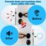 Royouzi 6 Stück Türstopper Wand - Türklinkenpuffer 40 X 8 MM Transparent - Türpuffer Wandschutz Türklinke Gummipuffer Selbstklebend - Door Stopper Für Bad, Tür, Wände