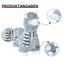 Forecronic Niedlicher Türstopper, dekorativer Türstopper für Zuhause und Büro, gewichteter Türstopper in Tierform, dekorativer Türstopper aus Stoff, Ziege