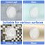 16 Stück Elastikpuffer Selbstklebend Transparent (20x5 mm) – rutschfeste Gummipuffer & Türstopper für Wand, Möbel und Glas – Geräuschdämpfende Anschlagpuffer & Wandschutz