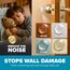 Strongest Home Wand-Türgriff-Stopper-Set. 12 Stück klarer Gummi-Türgriff, rundes Wandschild-Kissen. Quiet Wall Protector für Türgriff. Guard Door Bumper Wall Protector Schalldämpfer. Selbstklebend