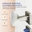 homeXpert Türstopper Wand Grau selbstklebend [10 Stück] - Ø 40 mm - kleiner Wandpuffer für Wandschutz - Türpuffer Wand für Türanschlag, Türgriffschutz, Türklinken Stopper