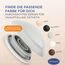 homeXpert Türstopper Wand Grau selbstklebend [10 Stück] - Ø 40 mm - kleiner Wandpuffer für Wandschutz - Türpuffer Wand für Türanschlag, Türgriffschutz, Türklinken Stopper