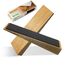 2er Pack Holz-Türstopper - Fester Türstopper boden -Rutschfeste Türstoppers boden für alle Türtypen und Böden - Jeder Türkeile 0,6 Zoll dick, 4,7 Zoll lang mit Gummi - Door Stopper