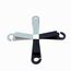 HOPS 5er Set Türstopper Boden - Türkeil, Door Stopper, Kunststoff Keile, Schwarz, Türhalter, Gummi