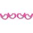 Stoppy, Stoppi, Fensterstopper, Türstopper, Türkeil, Türhaken, Fensterklammer, 4er Set (erhältlich in 14 Farben) (pink)