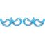 Stoppy, Stoppi, Fensterstopper, Türstopper, Türkeil, Türhaken, Fensterklammer, 4er Set (erhältlich in 14 Farben) (hellblau)