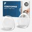 shinfly Türstopper Wand Selbstklebend - 18 stück Wandtürstopper, 40x9 mm -wandschutz, Door stopper Türen und Wände, Türstopper Wand selbstklebend für Schlafzimmer und Küche (transparent)