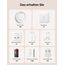 X-Sense Smart Rauchmelder WLAN mit Magnethalterung, vernetzter Feuermelder mit Basisstation SBS50, App-Funktion, Home-Assistant-kompatibel, austauschbare Batterie, XS0D-MR61