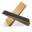2er Pack Holz-Türstopper - Rutschfeste Türstopper boden für alle Türtypen und Oberflächen - Jeder Türkeile 0,6 Zoll dick, 4,7 Zoll lang mit Gummi - Door Stopper