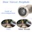 Türspion mit Sichtschutz 200° Weitwinkel Optische Glaslinsen Bohrloch Ø 16mm Spion mit Bohrer Einstellbare Länge Türspion für 35-60mm Dicke Türen