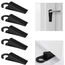 HOPS 5er Set Türstopper Boden - Türkeil, Door Stopper, Kunststoff Keile, Schwarz, Türhalter, Gummi