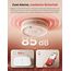 X-Sense Smart Rauchmelder WLAN mit Magnethalterung, vernetzter Feuermelder mit Basisstation SBS50, App-Funktion, Home-Assistant-kompatibel, austauschbare Batterie, XS0D-MR61