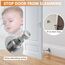 Magnetischer Türstopper – 2 Stück, Edelstahl, Modern, Wandmontage, Bodenmontage
