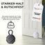 TOPANBIETER 999 2er Set Deko Türstopper Jute für den Boden und als Schutz für die Wand Türhalter Fenterpuffer Bodenstopper Tür Stopper Seemannsknoten Sack für Klinke geeignet