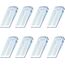 Türstopper Boden, Yosemy Gummi Türkeil Rutschfest Höhenverstellbar Fensterstopper Keil, Ungiftig Kein Unangenehmer Geruch, für Alle Hartböden,Badezimmer, Balkontür, Kinderzimmer (Transparent, 8stk)