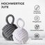 TOPANBIETER 999 2er Set Deko Türstopper Jute für den Boden und als Schutz für die Wand Türhalter Fenterpuffer Bodenstopper Tür Stopper Seemannsknoten Sack für Klinke geeignet