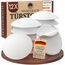 WEIDEBACH® 12x dezente Türstopper Wand, weiße Türpuffer, 40x8 mm selbstklebend, Elastikpuffer für jede Oberfläche, Gummistopper, Türpuffer Wand, Puffer