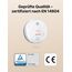 X-Sense Smart-Rauchmelder WLAN mit Magnethalterung, Zertifiziert nach EN 14604, Basisstation SBS50 erforderlich (separat erhältlich), SD11-MR, 1 Stück