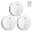 X-Sense Smart-Rauchmelder WLAN mit Magnethalterung, Zertifiziert nach EN 14604, Basisstation SBS50 erforderlich (separat erhältlich), SD11-MR, 3 Stück