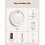 X-Sense Intelligenter Rauchmelder WLAN mit Magnethalterung, Funkrauchmelder smart, 10 Jahre Produktlebensdauer, Austauschbare Batterie, APP-Funktion erfordert die SBS50-Basisstation, XS0D-MR, 3 Stück