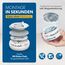 UNITEC Rauchwarnmelder mit Magnethalterung, Montage ohne Werkzeug und Bohren, mit starken 3M Klebepads für sicheren Halt, mit LED-Funktionsanzeige, Alarm bei Rauchentwicklung mit 85 dB
