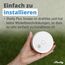 Shelly Plus Smoke - WLAN Rauchmelder, Feuermelder mit Photoelektrischem Sensor, 5 Jahre Batterielebensdauer, EN 14604, LED- und Tonanzeigen, Benachrichtigung, Alexa & Google, kein Hub Erforderlich