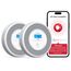 X-Sense XP0A-iR Rauch und CO Melder mit Sprachalarm und Standortansage, WLAN Kombinierter Rauch- und Kohlenmonoxidmelder für 17 festlegbare Räume，kompatibel mit der X-Sense Home Security-App, 2er Set